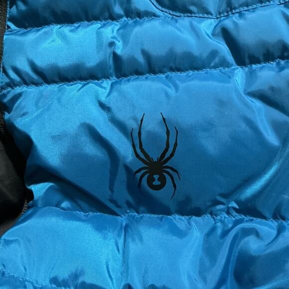 Spyder Men’s Prymo Down Jacket Concept Blue Size XL - Picture 3 of 11
